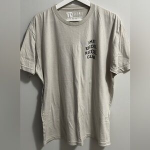 Beige Graphic Tee - Anti Recoil Recoil Club / Tier 1 Concealed